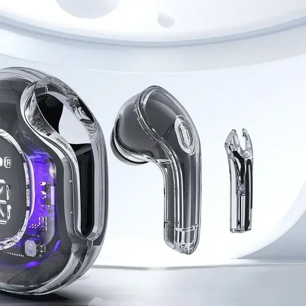 Стильні бездротові навушники Чорний із зарядним кейсом TWS Ultrapods Pro Навушники із шумозаглушенням – фото 1
