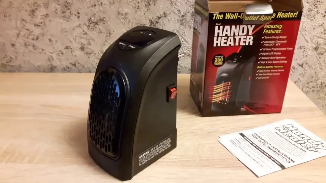 Міні нагрівач 400W Handy Heater з пультом, нагрівач електричний тепловентилятор портативний – фото 4