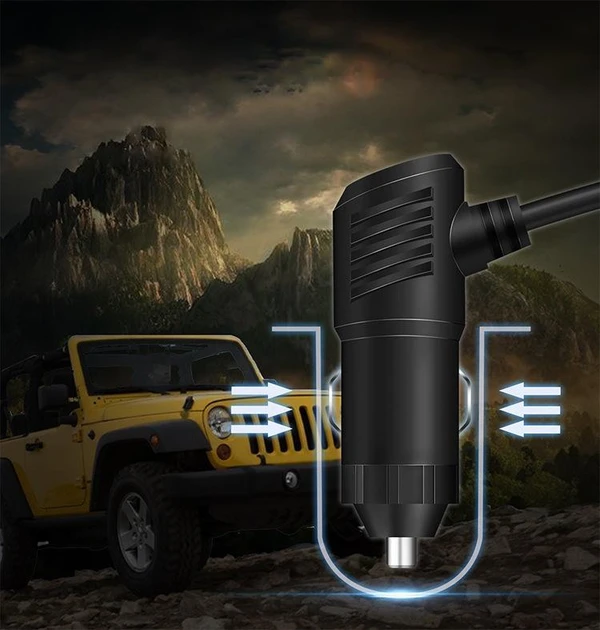 Розгалужувач для прикурювача Xunniu WT-D23 Black – фото 3