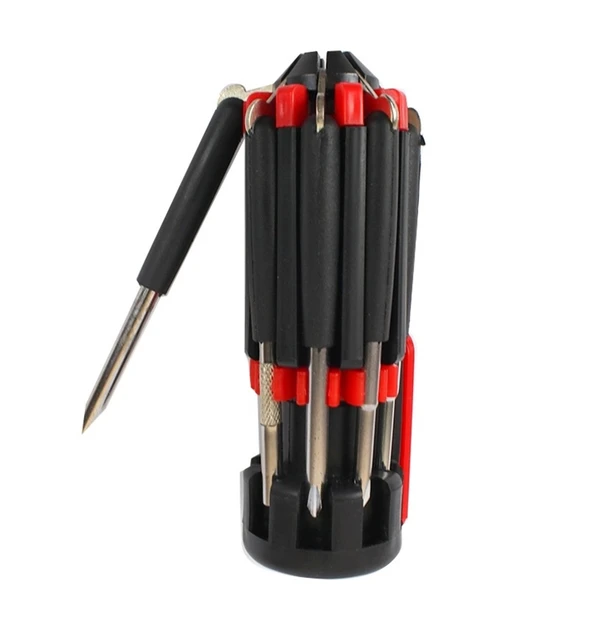 Викрутка універсальна з ліхтариком 8 в 1 Screwdrivers – фото 4
