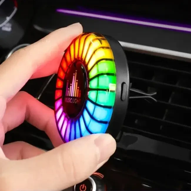Автомобільний ароматизатор з LED-підсвіткою Music Light – фото 1