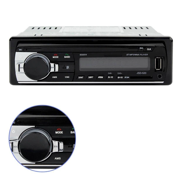 Потужна Автомагнітола з чистим звуком JSD-520BT C USB і BLUETOOTH. – фото 4