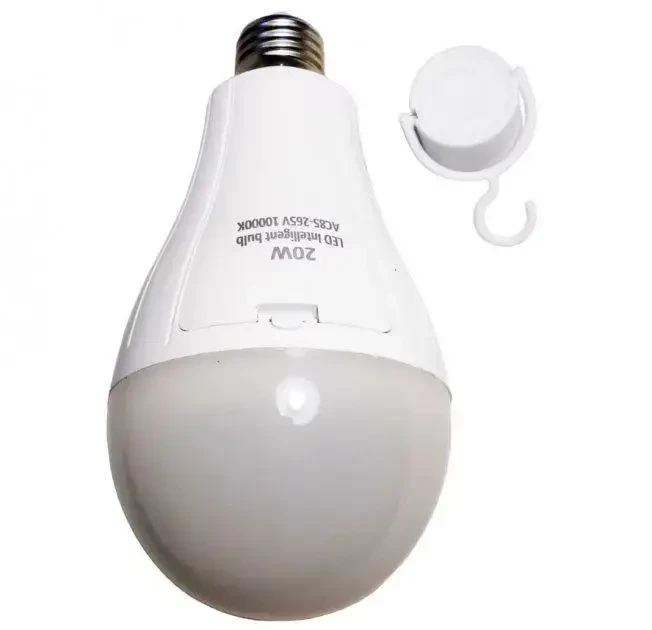 Енергоощадна лампа 20w з 2 змінними акумуляторами та зарядкою 18650, Rainberg P920 – фото 5