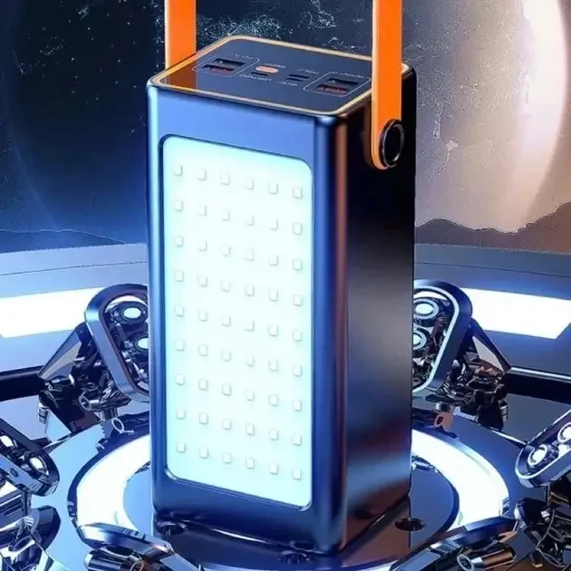Повербанк 100000 mAh YM-655 широка коробка, Зовнішній акумулятор зі швидким заряджанням, Powerbank – фото 8