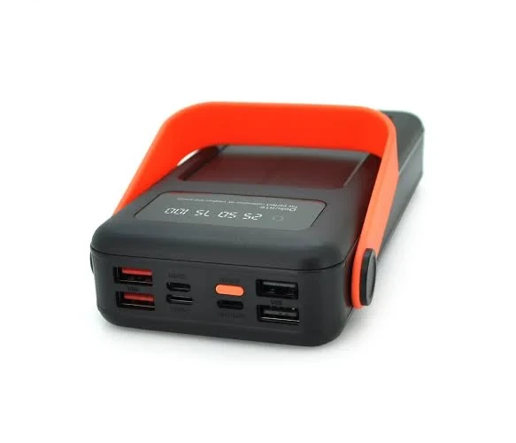 Power bank YM-635 400000mAh Solar Індикатор рівня заряду, для заряджання телефона з вбудованими кабелями – фото 4