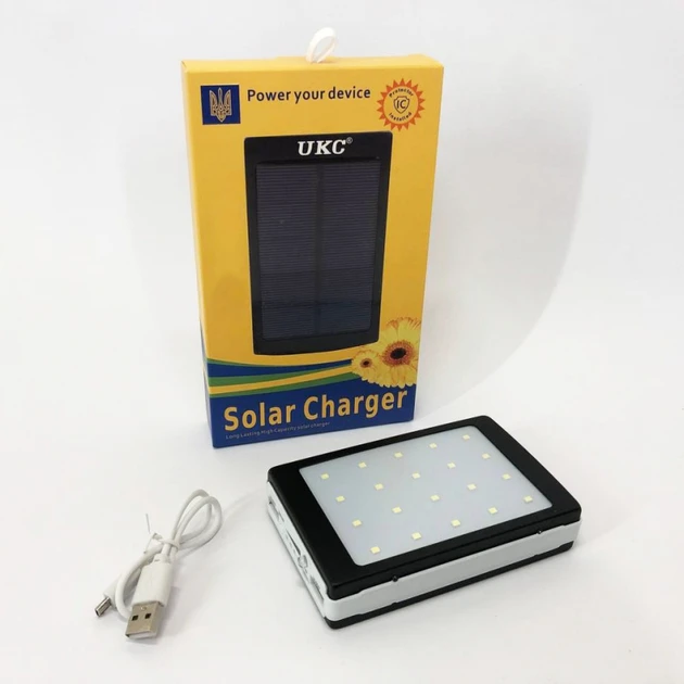 Портативний зарядний пристрій Power Bank UKC Solar Charger 50000 mAh – фото 6