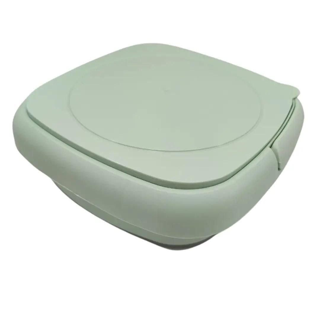 Портативна пральна машина Mini Folding Washing Machine 6 л. (міні стиранка) Зелений – фото 5