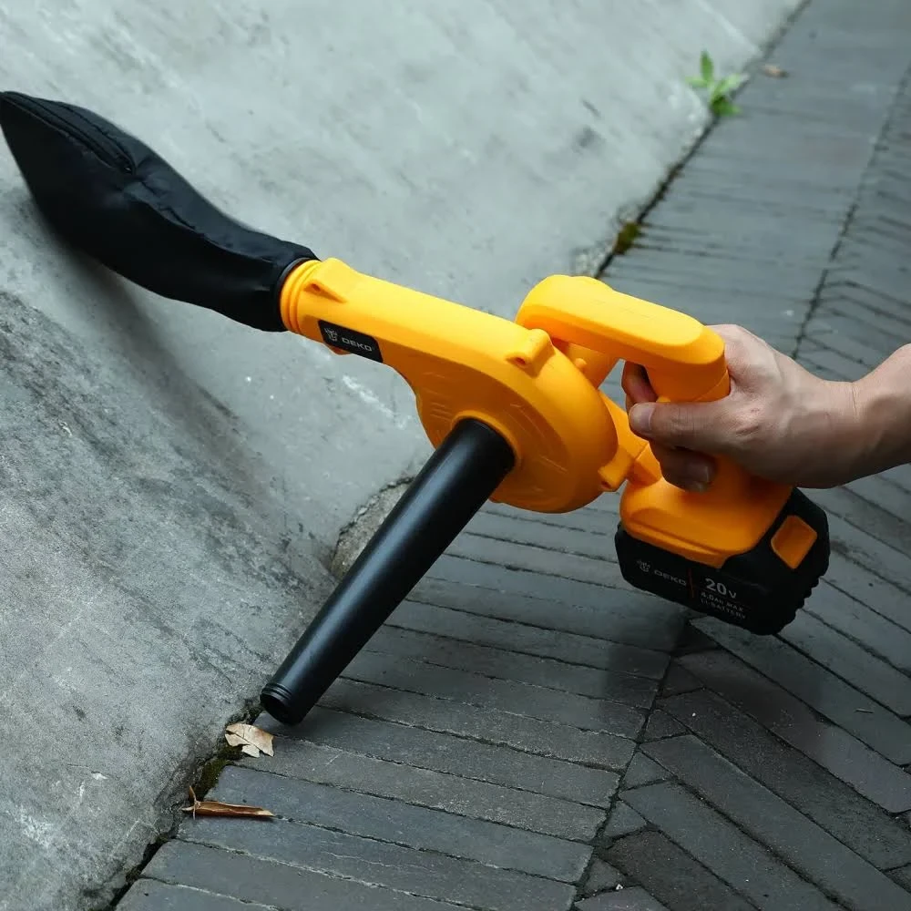 Акумуляторна повітродувка пилосос 2в1 для збирання листя, BLOWER LY-4, бездротовий садовий пилосос-дуйка – фото 3