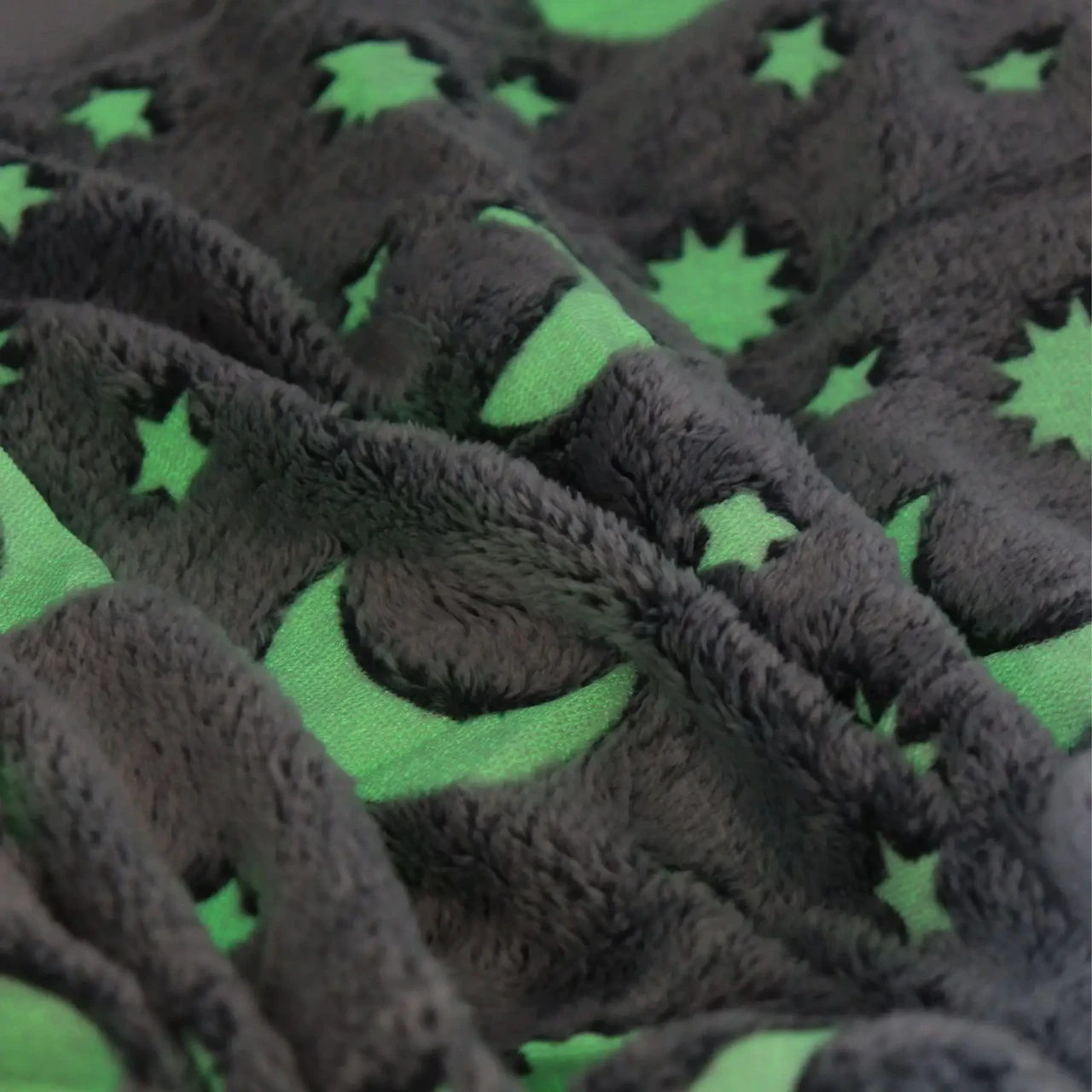 Світний теплий і ніжний плед для дітей і підлітків 100×150 Magic Blanket Сірий – фото 6