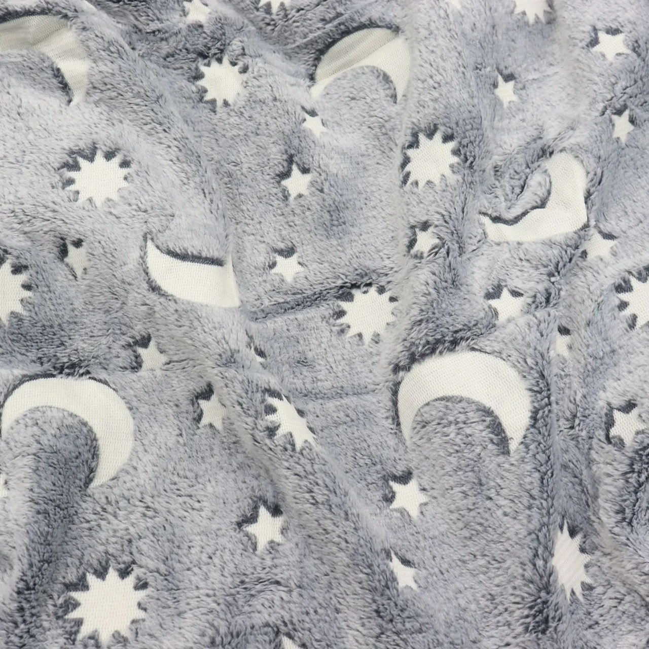 Світний теплий і ніжний плед для дітей і підлітків 100×150 Magic Blanket Сірий – фото 9