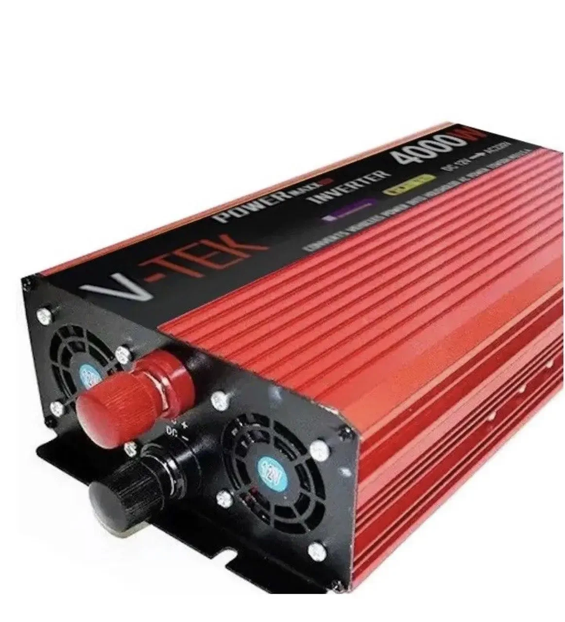 Перетворювач напруги інвертор з дисплеєм V-TEK 4000W 12-220 V Автомобільний перетворювач – фото 6