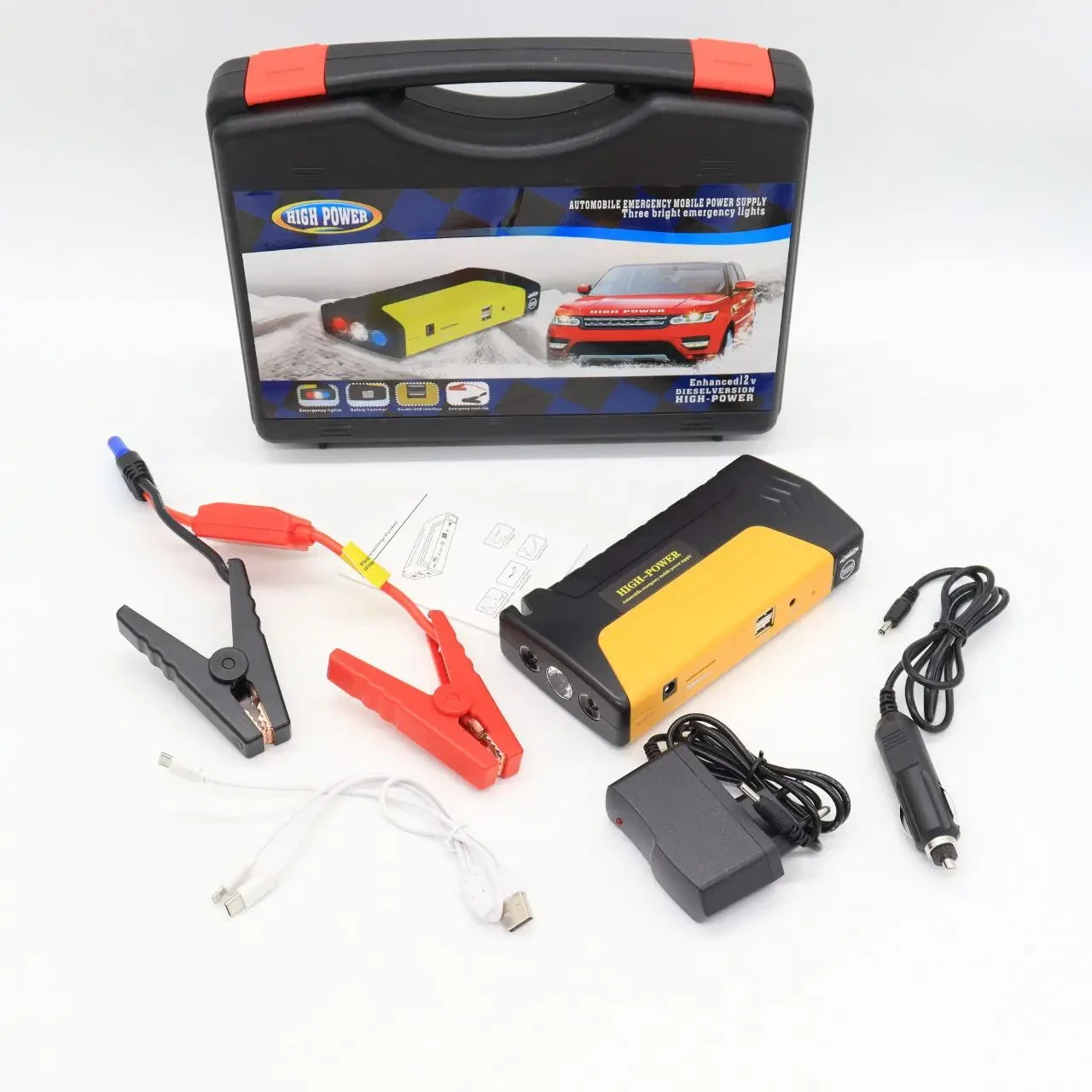Пусковий пристрій для автомобіля 50800 мА·год, JUMPSTARTER TM15 / Автомобільний пускозарядний пристрій – фото 9
