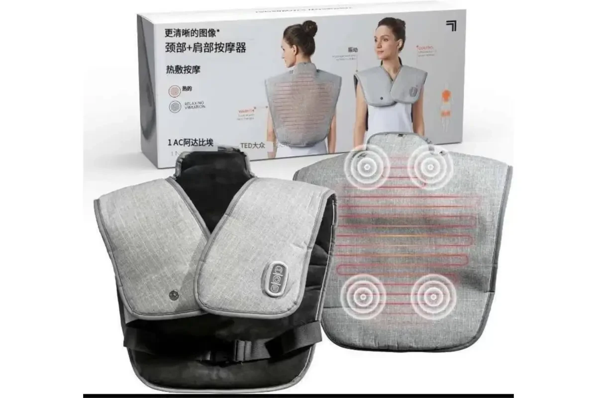 Електрогрілка для спини та шиї Heating Pad Електрична грілка проти болю в спині та шиї – фото 4