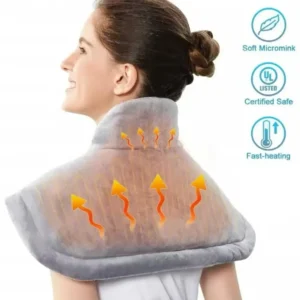 Електрогрілка для спини та шиї Heating Pad Електрична грілка проти болю в спині та шиї