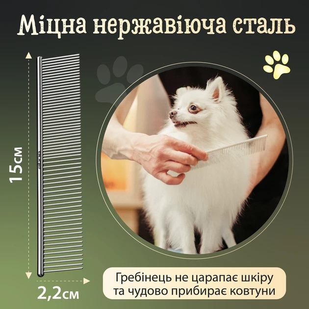 Машинка для стриження тварин бездротова з набором аксесуарів Pet grooming hair clipper kit – фото 4