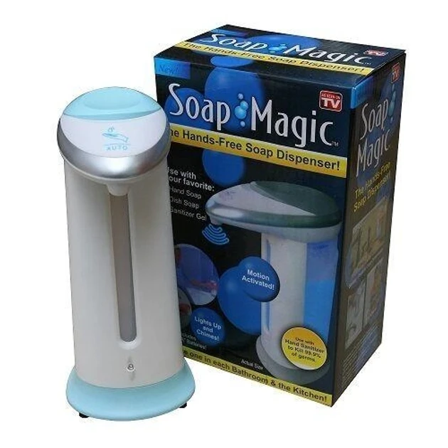 Сенсорний дозатор Soap Magic рідкого мила автоматична мильниця з дозатором 380 мл – фото 4