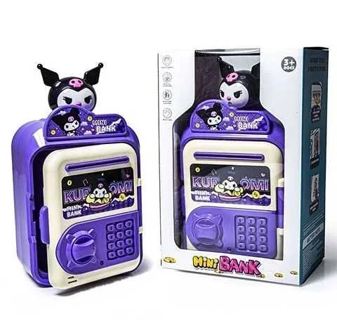 Дитячий сейф-копилка, від батарейок, Mini Bank Kuromi/ Електронна скарбничка/Місяча скарбничка – фото 5