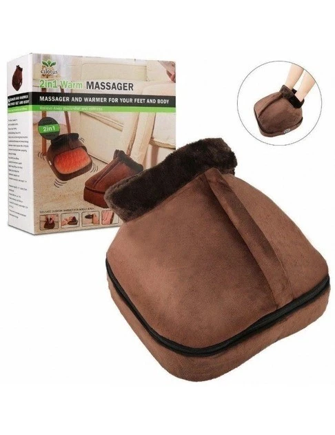 Вібро масажер із підігрівом для ніг 2 в 1 Warm Massager – фото 4