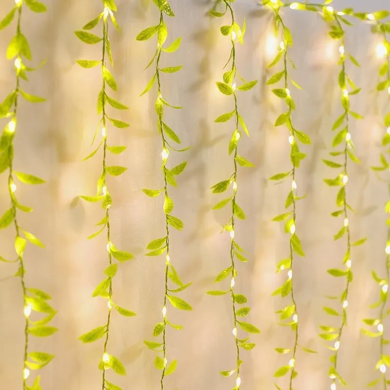 Гірлянда 200 Led зелена верба теплий білий SF-56 – фото 3
