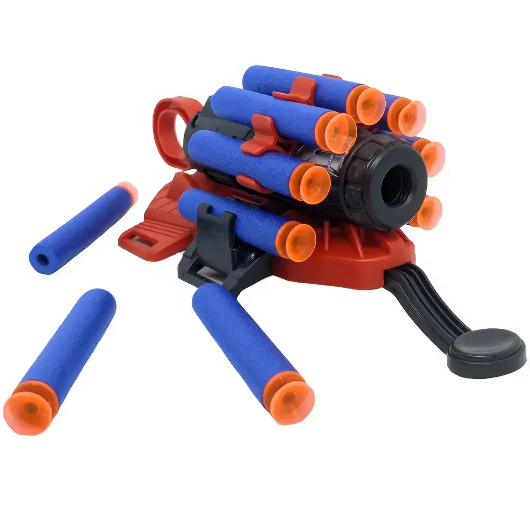 Дитяча іграшкова рукавичка-бластер Людина-павук Spider Man Gloves Ігровий пістолет стріляє м'якими кулями