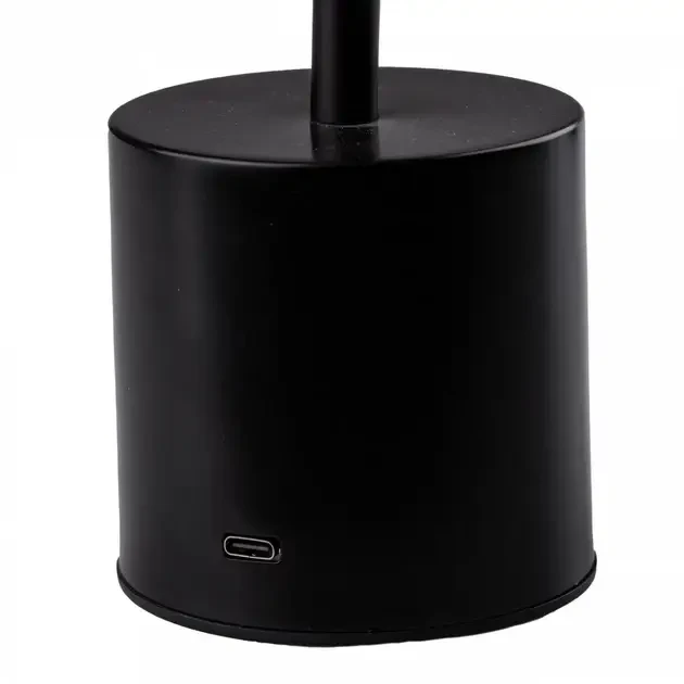 Світлодіодна настільна лампа із сенсорним керуванням на акумуляторі Tablelamp Black 3 режими підсвітки – фото 3