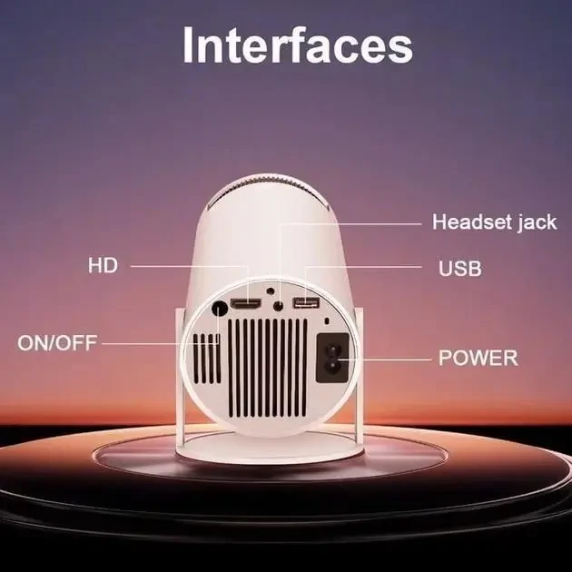Мультимедійний портативний мініпроєктор Magcubic HY300 Android 12 З підтримкою Wi-Fi Bluetooth 4K UHD – фото 5