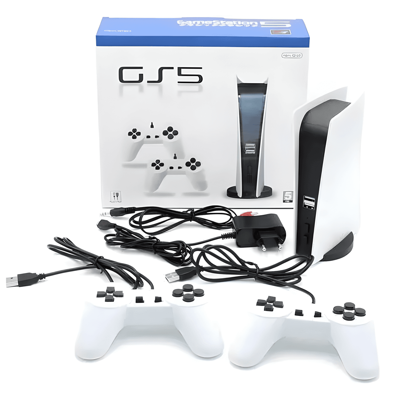 Ігрова консоль ретроприставка для телевізора Dendy Game Station GS5 200 ігор 8 Bit – фото 1