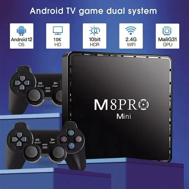 Ігрова консоль M8 Pro Android Wireless Ретроприставка на 10000 ігор – фото 3
