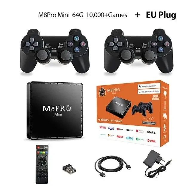 Ігрова консоль M8 Pro Android Wireless Ретроприставка на 10000 ігор – фото 8
