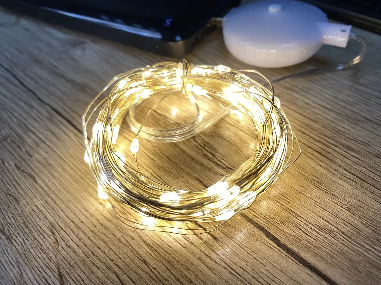 Гірлянда дріт музичний USB теплий білий 10 м SF-3 – фото 2