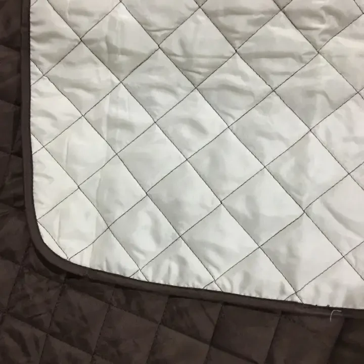 Двостороння накидка на диван Couch Coat коричневого кольору Чохол для меблів водонепроникний – фото 2