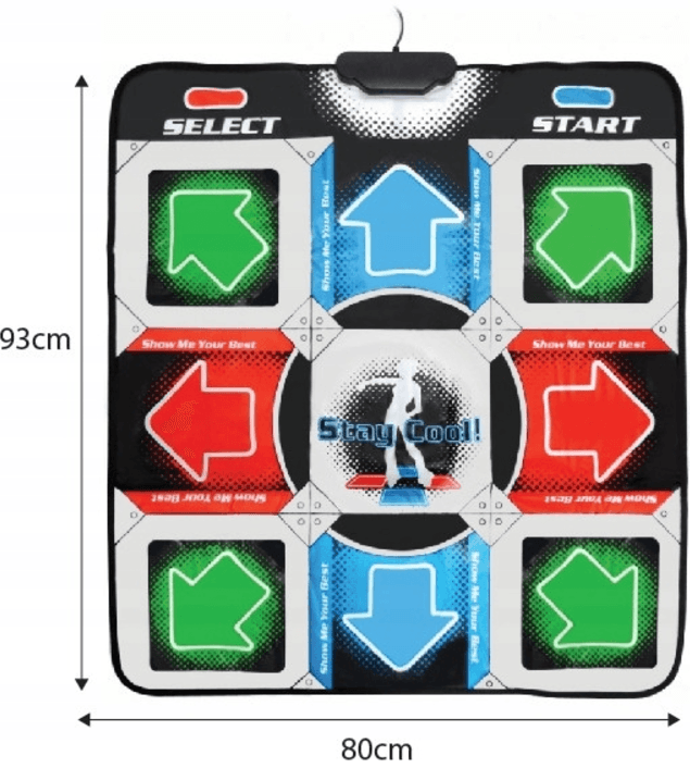 Танцювальний килимок usb для ПК комп’ютера PC Dance mat Dance Pad покращений з CD – фото 3