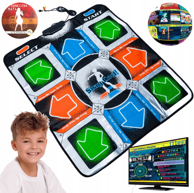 Танцювальний килимок usb для ПК комп’ютера PC Dance mat Dance Pad покращений з CD – фото 2