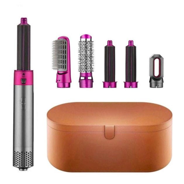 Стайлер для волосся 5 в 1 + коробка чохол HAIR BRUSH – фото 12