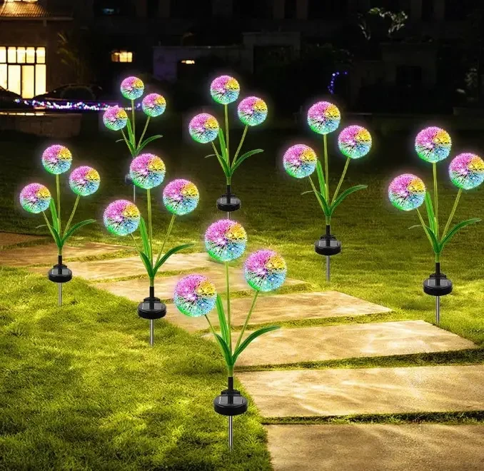 Садовий ліхтар на сонячній батареї Кульбаби Dandelion Garden Lights – фото 4