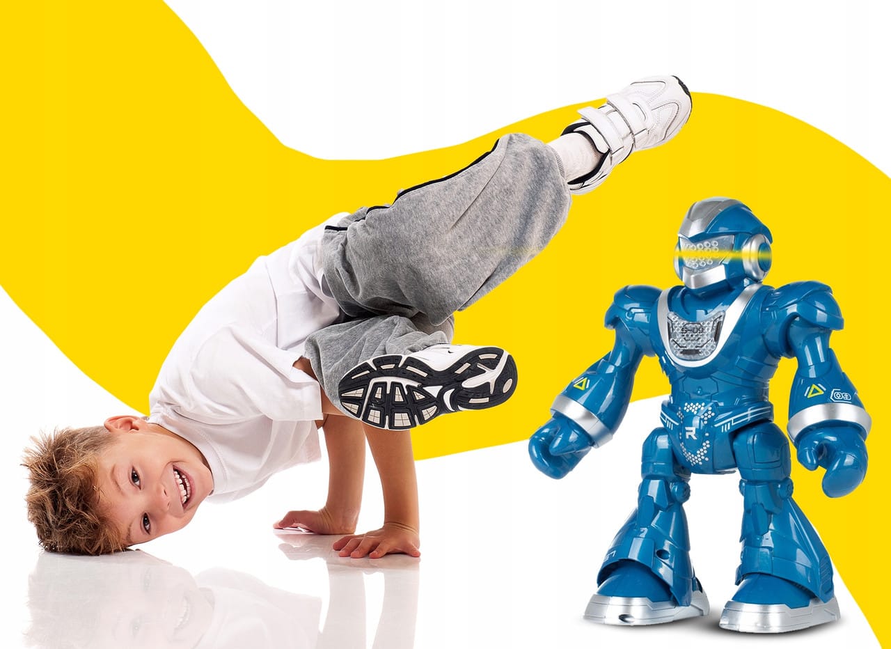 Інтерактивний робот, що танцює, Dancing Robot на пульті керування BLUE – фото 1