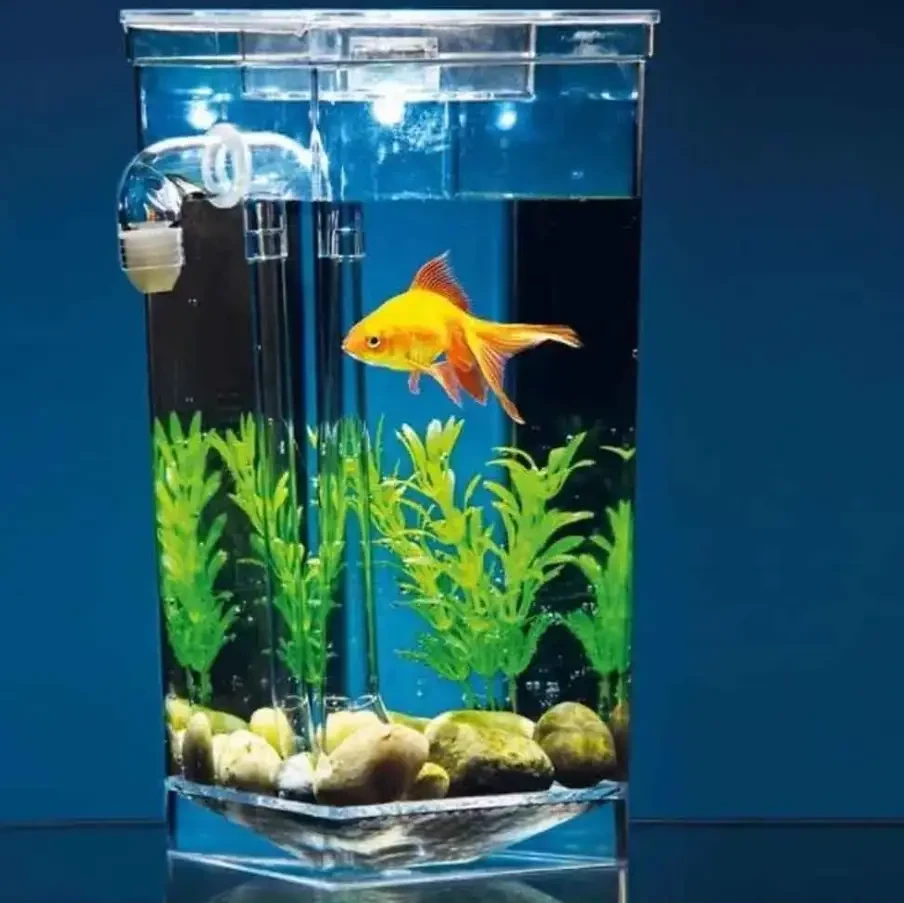 Акваріум для рибок із системою самоочищення та світлодіодною підсвіткою fish tank HA-149 – фото 7