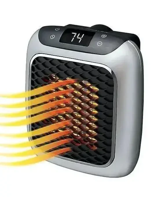 Нагрівач портативний з пультом Heater Turbo 800 Wt Керамічний мініігрівач дуйчик від мережі – фото 3