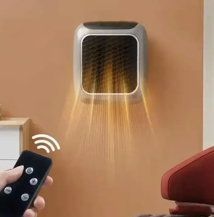 Нагрівач портативний з пультом Heater Turbo 800 Wt Керамічний мініігрівач дуйчик від мережі – фото 4