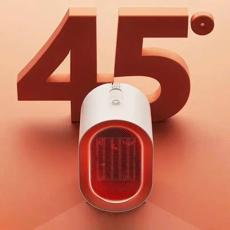 Настільний міні нагрівач AIR HEATER 1200W, електричний, від мережі 220 В, 1200 Вт, до 20 м2 – фото 2