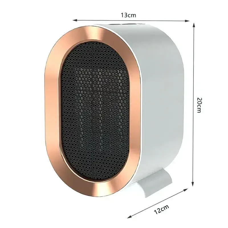 Настільний міні нагрівач AIR HEATER 1200W, електричний, від мережі 220 В, 1200 Вт, до 20 м2 – фото 7