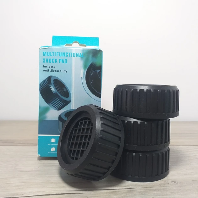 Антивібраційні підставки для пральної машини Multifunctional Shock Pad 4 шт. – фото 6