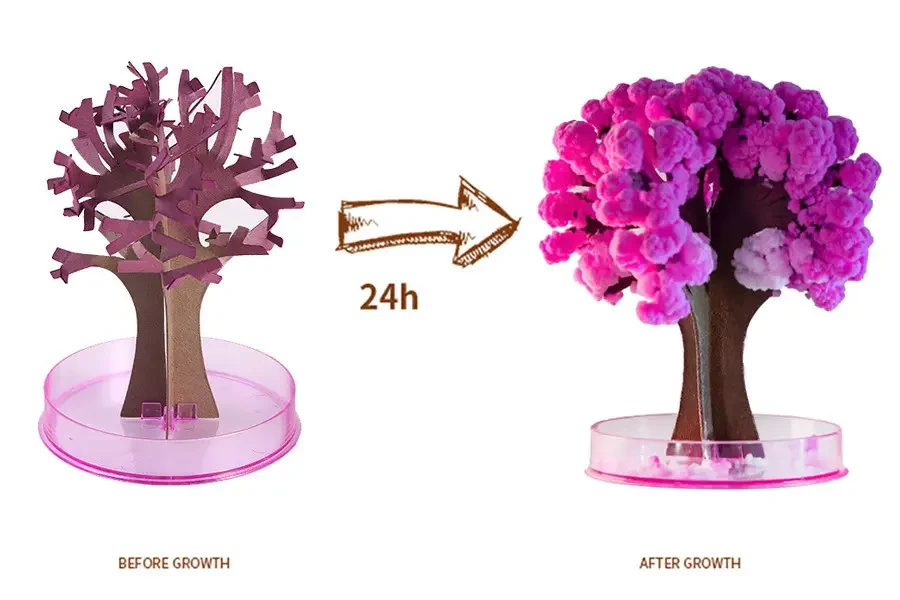 Чарівне дерево з паперу Сакура Magic Sakura Штучна квітка сакури – фото 3