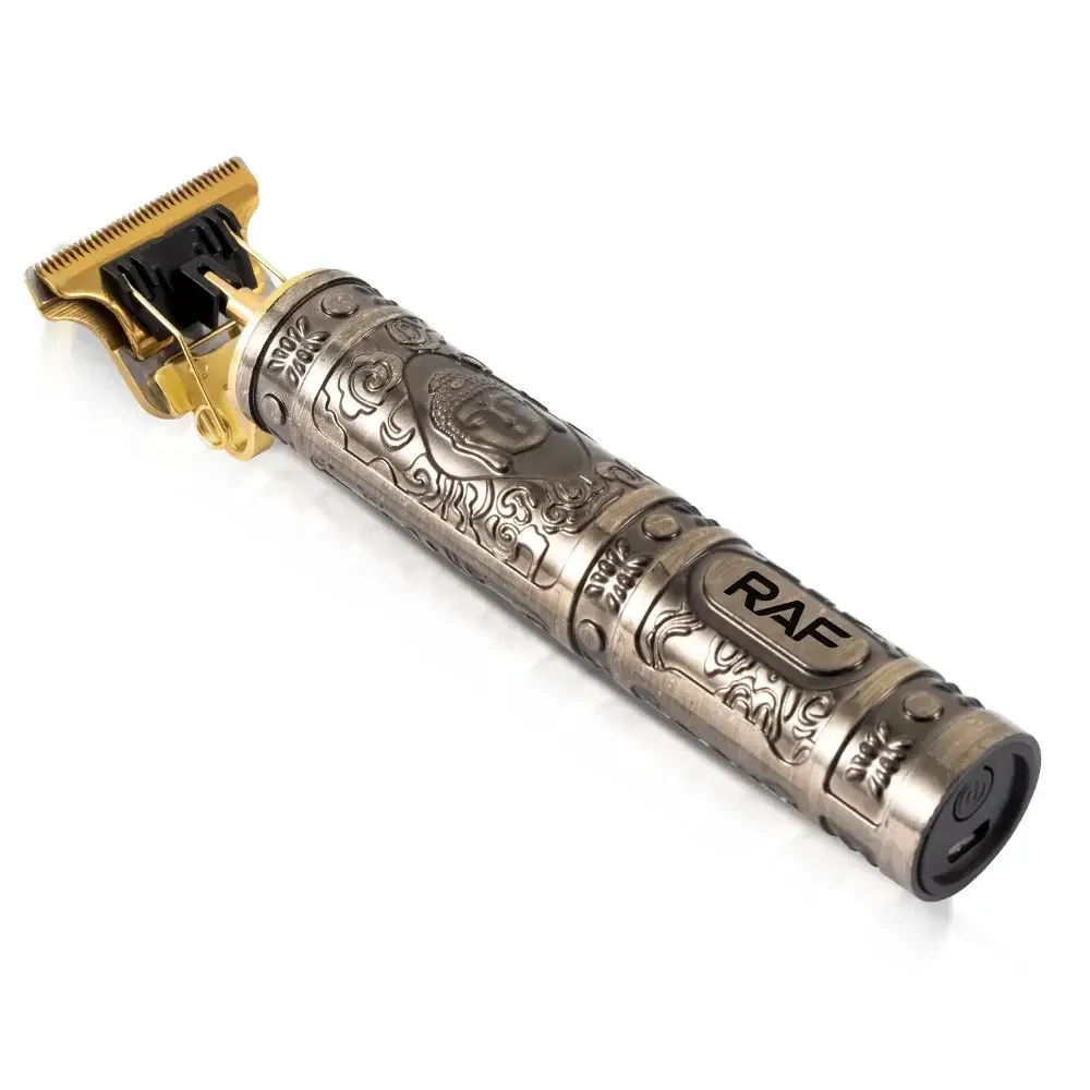 Тример для стриження бороди та вусів на акумуляторі RAF R.434 4 насадки – фото 4