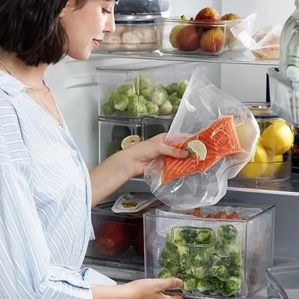 Вакуумні пакети 5 м х 20 см у рулоні/пакети для вакууматора/пакети для вакуумування продуктів – фото 4