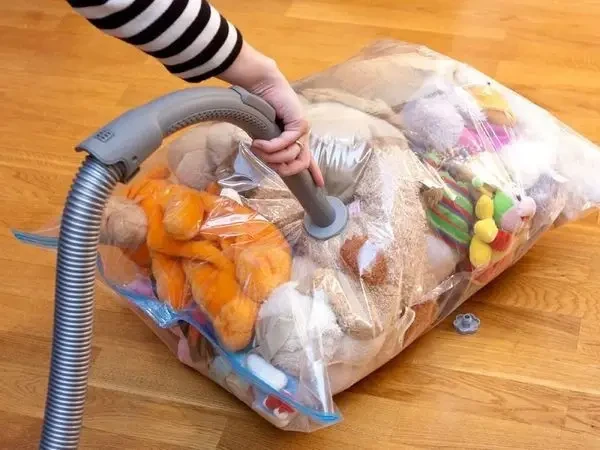 Вакуумний пакет Vacuum Bag для зберігання одягу 80×110 см Прозорі – фото 3