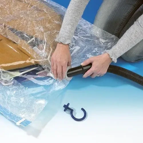 Вакуумний пакет Vacuum Bag для зберігання одягу 80×110 см Прозорі – фото 5