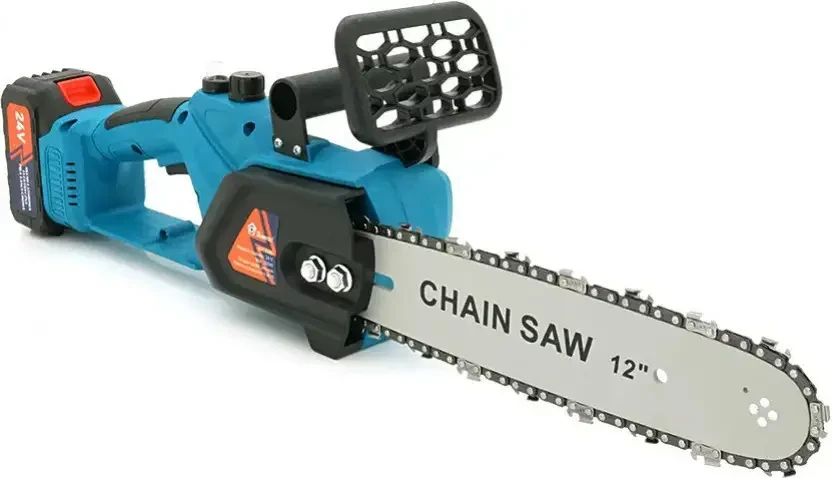Акумуляторна ланцюгова мініелектропила 8″ Chain Saw Потужний гілкоріз із 2 акумуляторами – фото 2