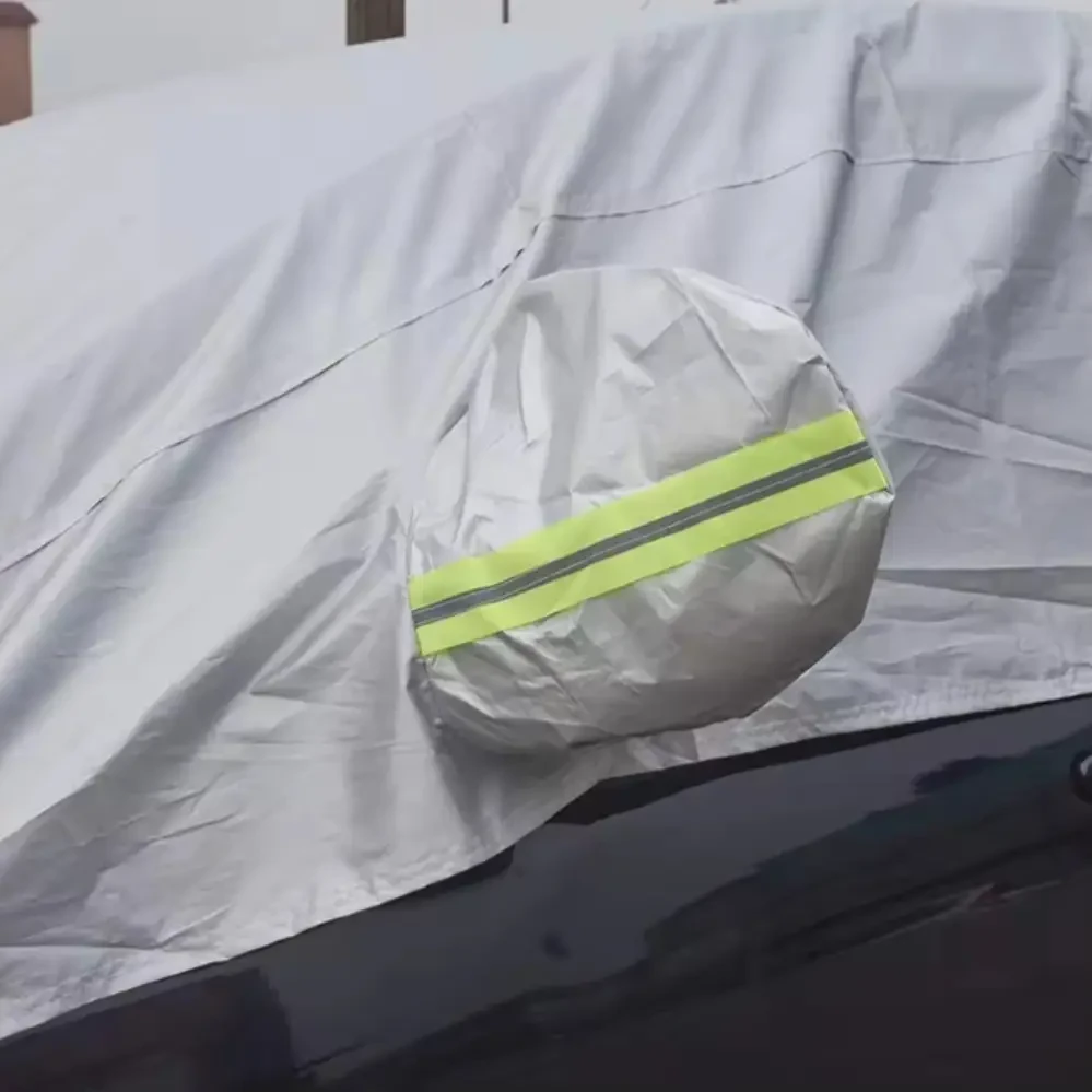 Автомобільна накидка проти дощу та пилу, XXL 580х175х120 см/Захисний чохол на седан/Захисний тент на машину – фото 2