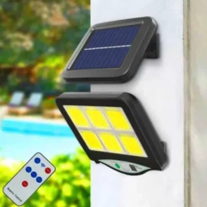 LED — вуличний світильник SL-F120 на сонячних батареях, автономний вологостійкий із датчиком руху для двору
